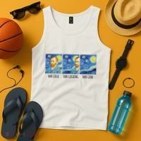Funny Van Gogh Van Goghing Van Gone Fine Art Painting Joke Tank Top thumb 4