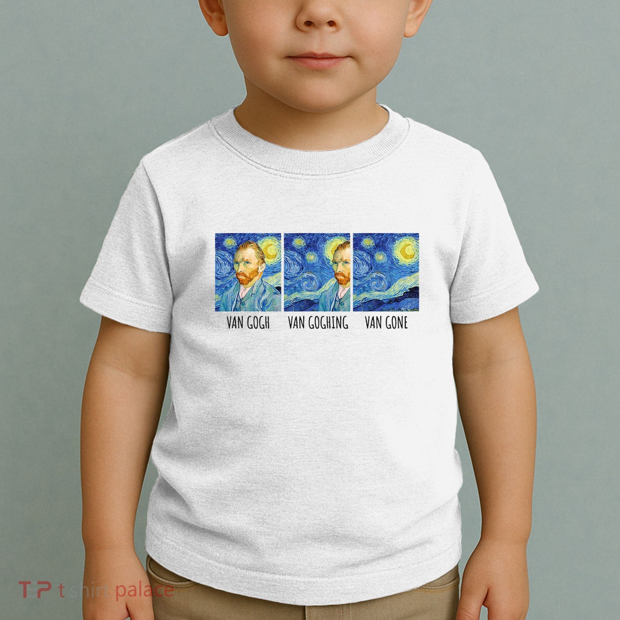 Funny Van Gogh Van Goghing Van Gone Fine Art Painting Joke Toddler T-Shirt