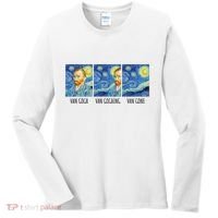 Funny Van Gogh Van Goghing Van Gone Fine Art Painting Joke Women's Long Sleeve Shirt thumb 0