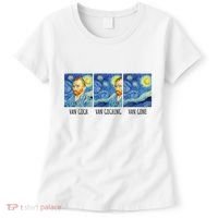 Funny Van Gogh Van Goghing Van Gone Fine Art Painting Joke Women's T-Shirt thumb 0