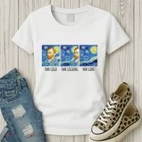 Funny Van Gogh Van Goghing Van Gone Fine Art Painting Joke Women's T-Shirt thumb 3