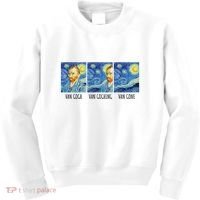 Funny Van Gogh Van Goghing Van Gone Fine Art Painting Joke Kids Sweatshirt thumb 0