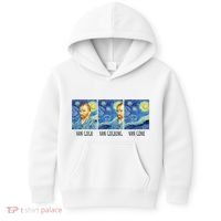 Funny Van Gogh Van Goghing Van Gone Fine Art Painting Joke Kids Hoodie thumb 0