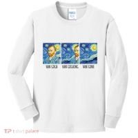 Funny Van Gogh Van Goghing Van Gone Fine Art Painting Joke Kids Long Sleeve Shirt thumb 0