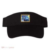 Funny Van Gogh Starry Night Llama Alpaca Visor thumb 0