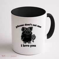 Funny Vegan Gift: Please Dont Eat Me (I Love You) Funny Gift Coffee Mug thumb 1