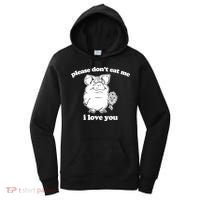 Funny Vegan Gift: Please Dont Eat Me (I Love You) Funny Gift Women's Hoodie thumb 0