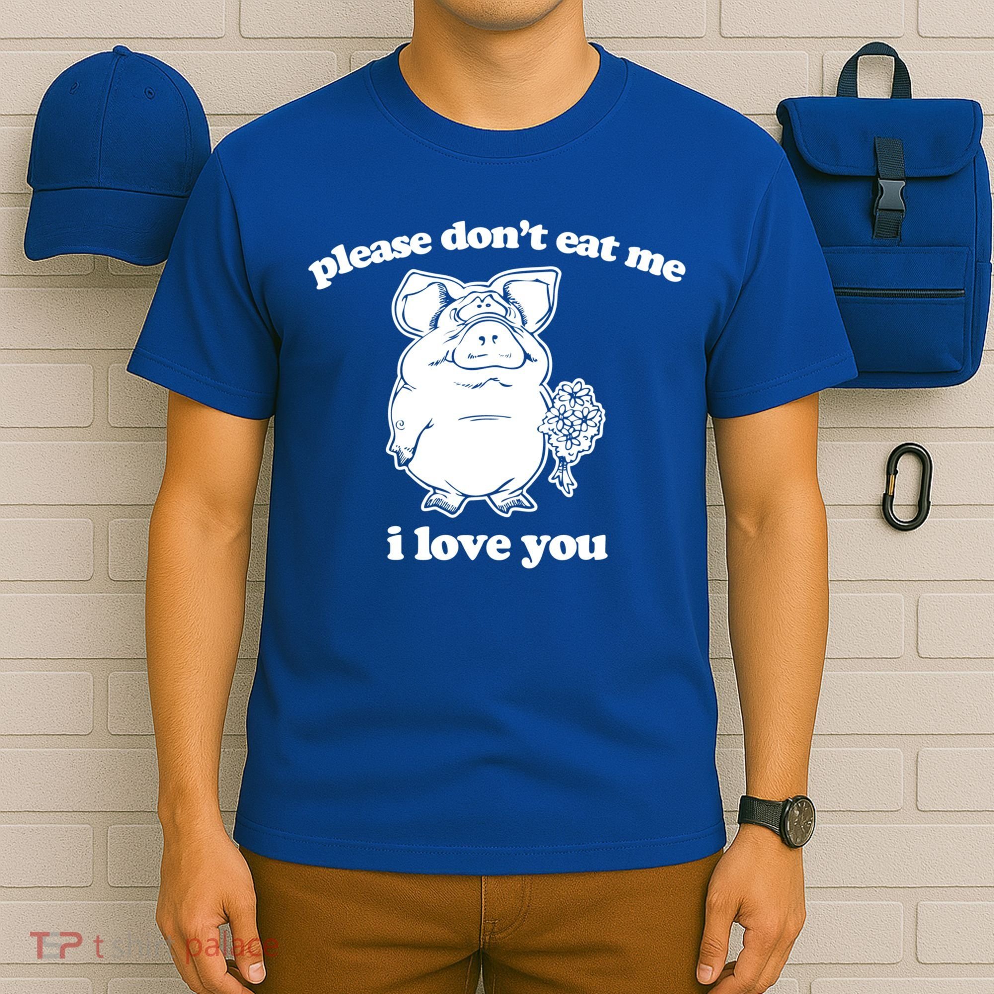 Funny Vegan Gift: Please Dont Eat Me (I Love You) Funny Gift T-Shirt