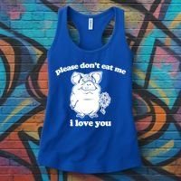 Funny Vegan Gift: Please Dont Eat Me (I Love You) Funny Gift Women's Tank Top thumb 3