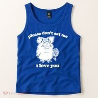 Funny Vegan Gift: Please Dont Eat Me (I Love You) Funny Gift Tank Top thumb 2