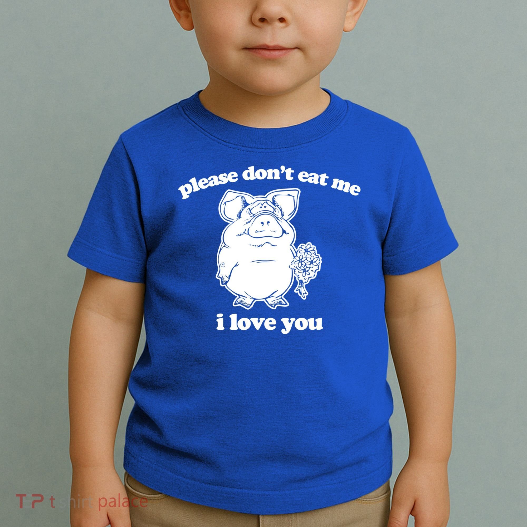 Funny Vegan Gift: Please Dont Eat Me (I Love You) Funny Gift Toddler T-Shirt