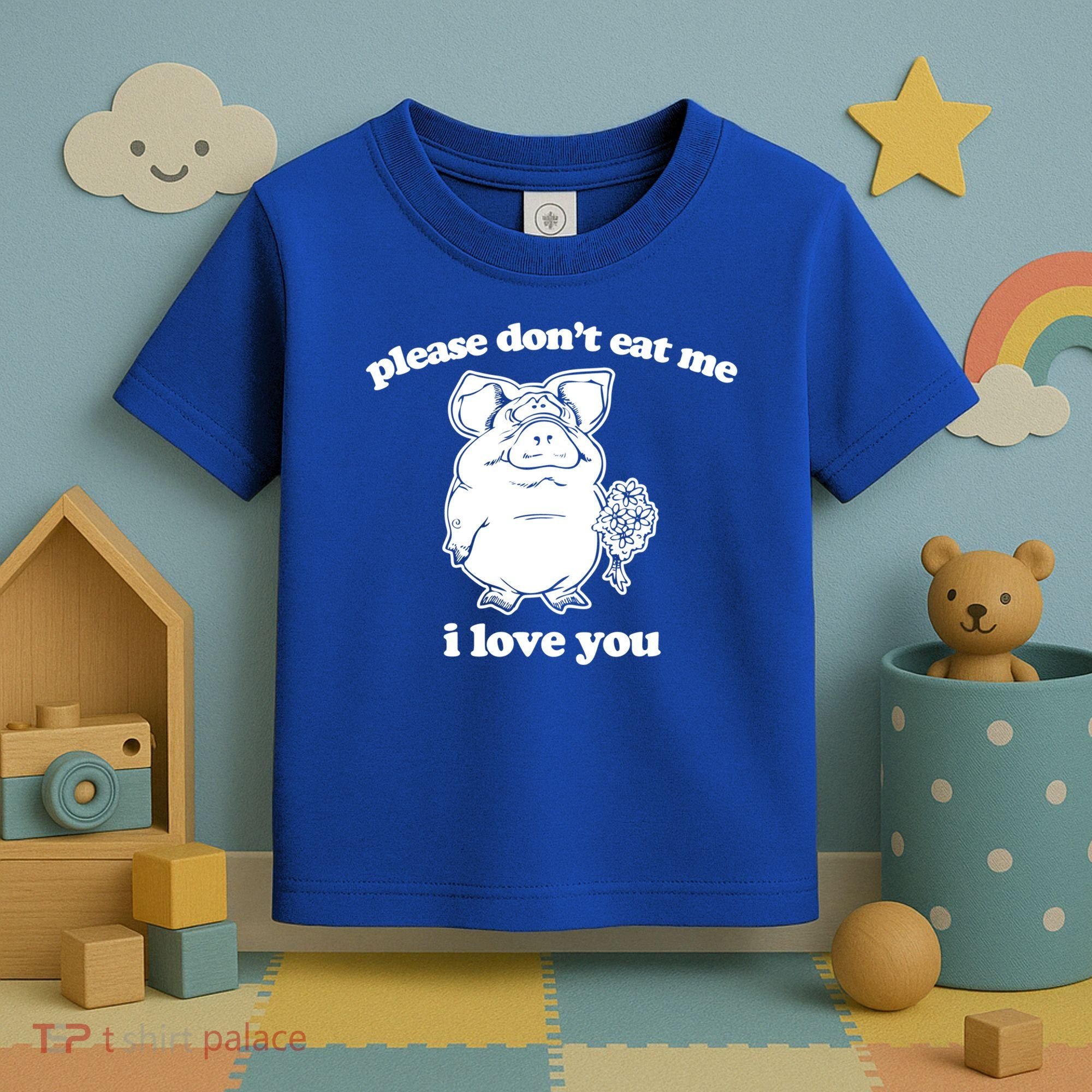 Funny Vegan Gift: Please Dont Eat Me (I Love You) Funny Gift Toddler T-Shirt