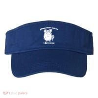 Funny Vegan Gift: Please Dont Eat Me (I Love You) Funny Gift Visor thumb 0