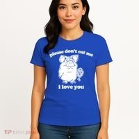 Funny Vegan Gift: Please Dont Eat Me (I Love You) Funny Gift Women's T-Shirt thumb 4
