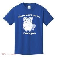 Funny Vegan Gift: Please Dont Eat Me (I Love You) Funny Gift Kids T-Shirt thumb 0