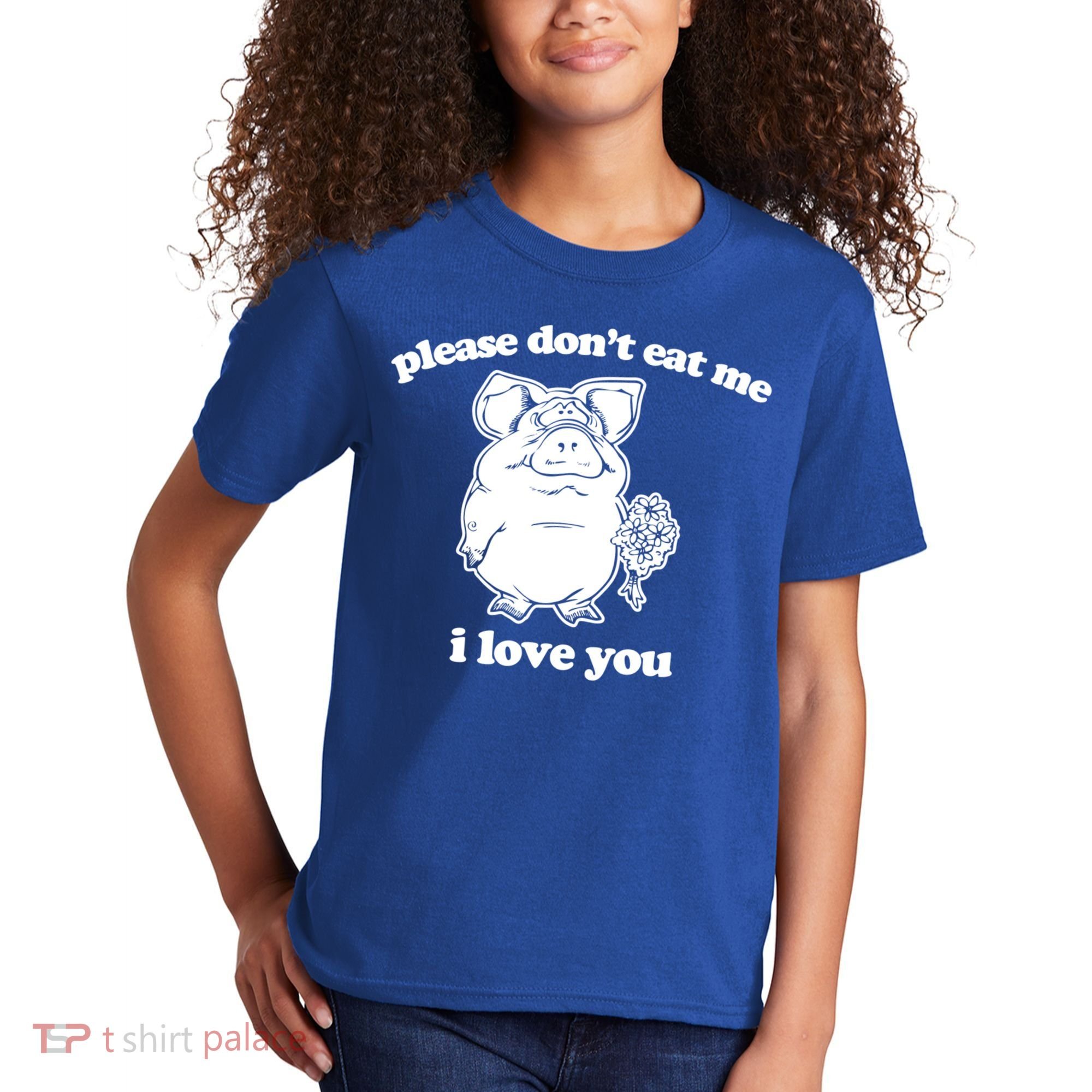 Funny Vegan Gift: Please Dont Eat Me (I Love You) Funny Gift Kids T-Shirt