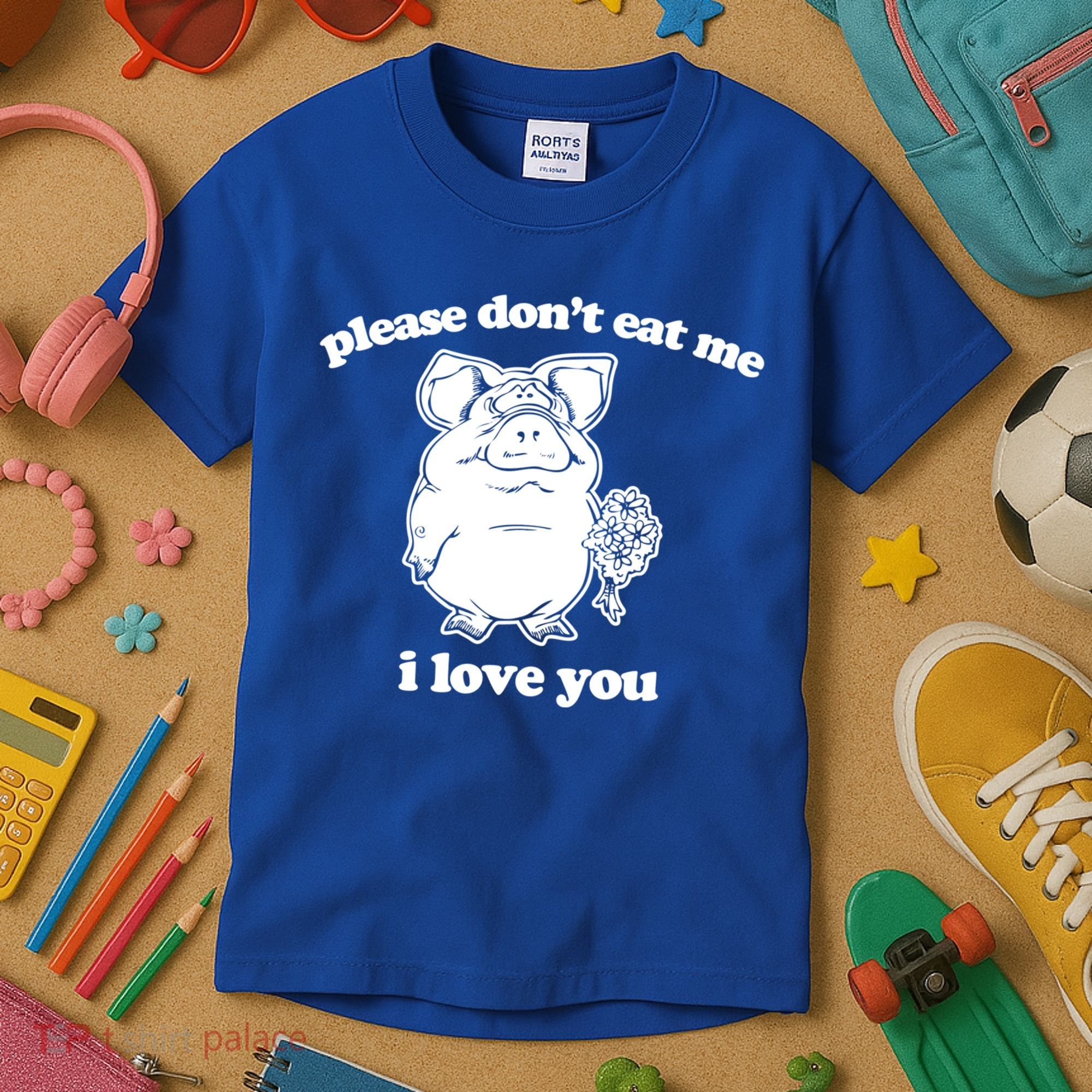 Funny Vegan Gift: Please Dont Eat Me (I Love You) Funny Gift Kids T-Shirt