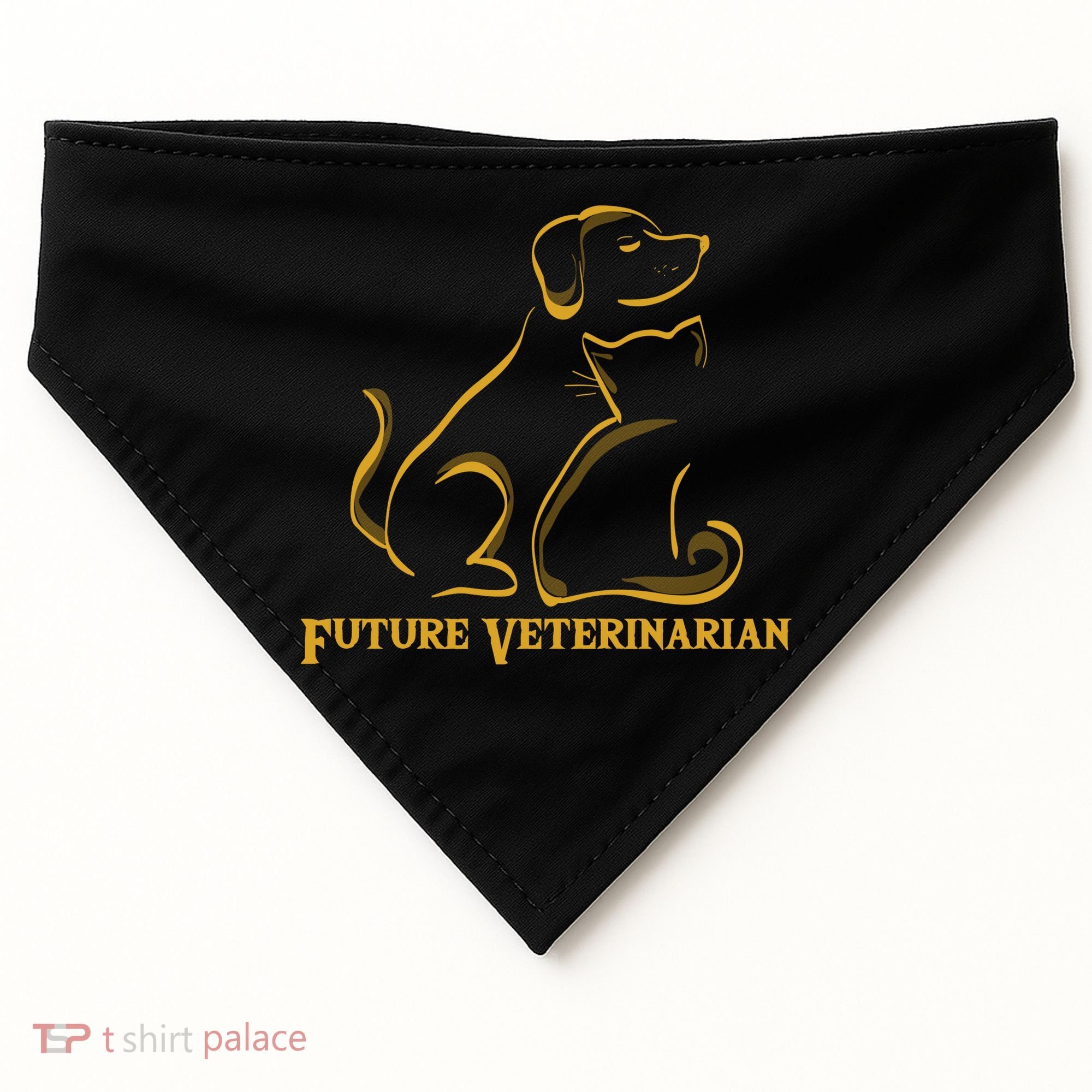 Future Veterinarian Gift Fun Vet Student Gift USA-Made Doggie Bandana
