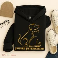 Future Veterinarian Gift Fun Vet Student Gift Hoodie thumb 4