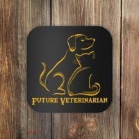 Future Veterinarian Gift Fun Vet Student Gift Coaster thumb 0
