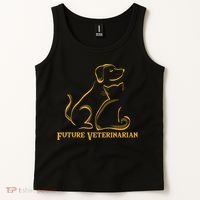 Future Veterinarian Gift Fun Vet Student Gift Tank Top thumb 2