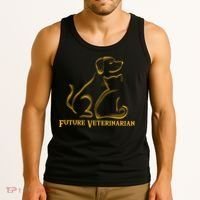 Future Veterinarian Gift Fun Vet Student Gift Tank Top thumb 3