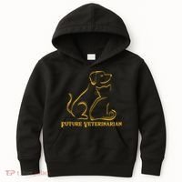 Future Veterinarian Gift Fun Vet Student Gift Kids Hoodie thumb 0