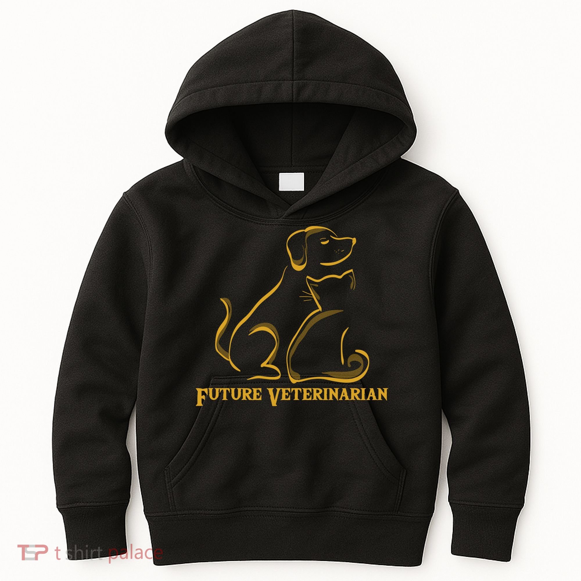 Future Veterinarian Gift Fun Vet Student Gift Kids Hoodie