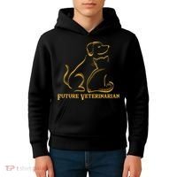 Future Veterinarian Gift Fun Vet Student Gift Kids Hoodie thumb 4