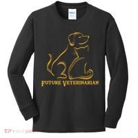 Future Veterinarian Gift Fun Vet Student Gift Kids Long Sleeve Shirt thumb 0