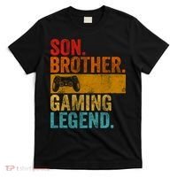 Funny Video Gamer Son Brother Gaming Legend T-Shirt thumb 0