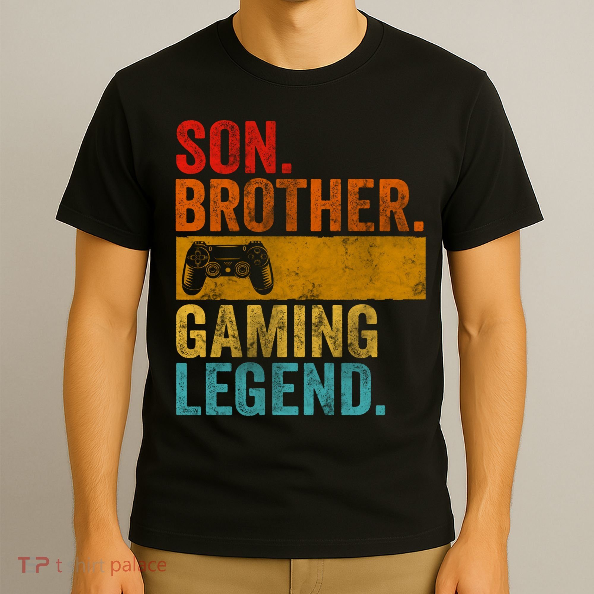 Funny Video Gamer Son Brother Gaming Legend T-Shirt