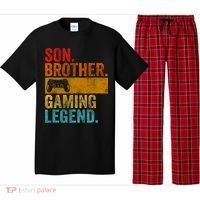 Funny Video Gamer Son Brother Gaming Legend Pajama Set thumb 0