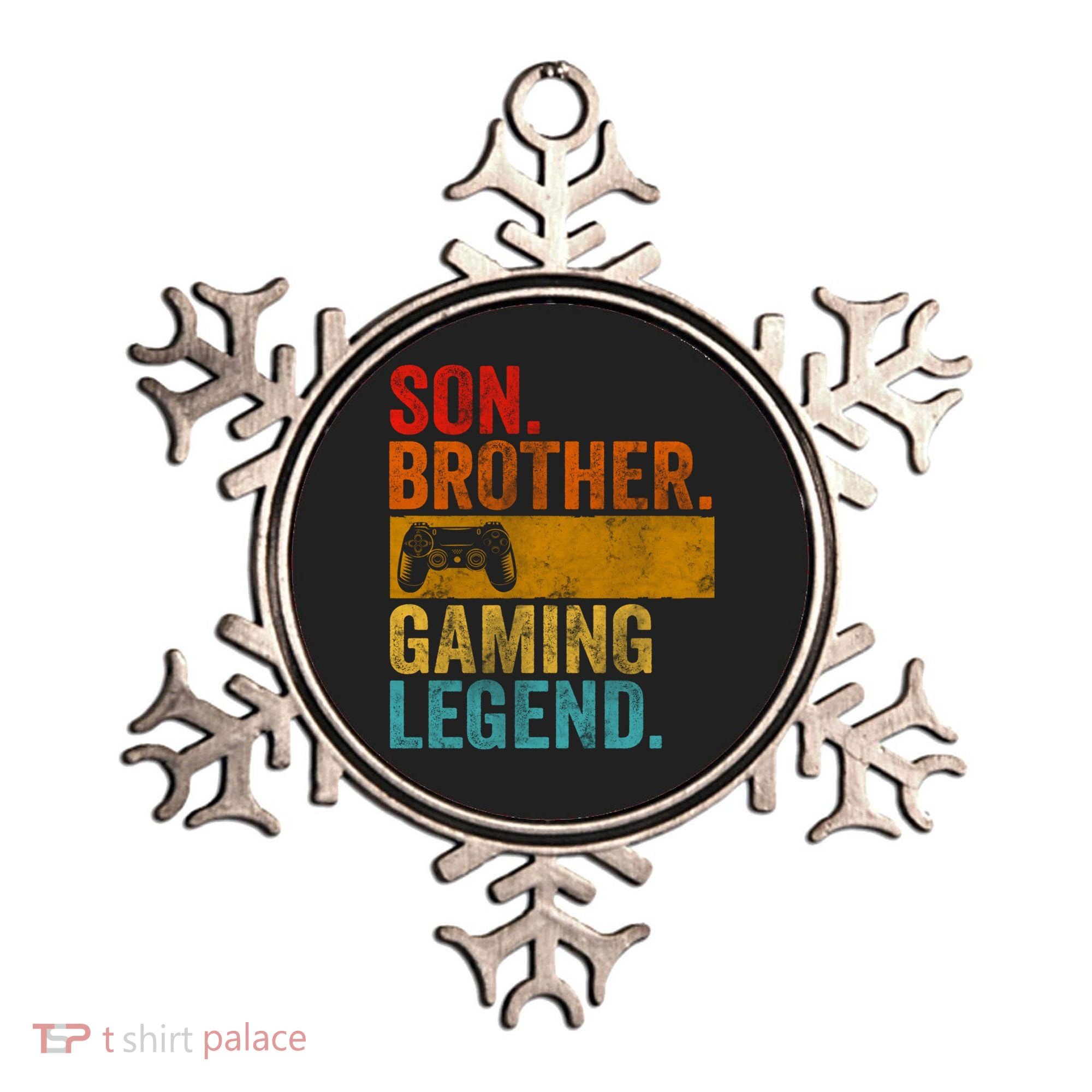 Funny Video Gamer Son Brother Gaming Legend Ornament