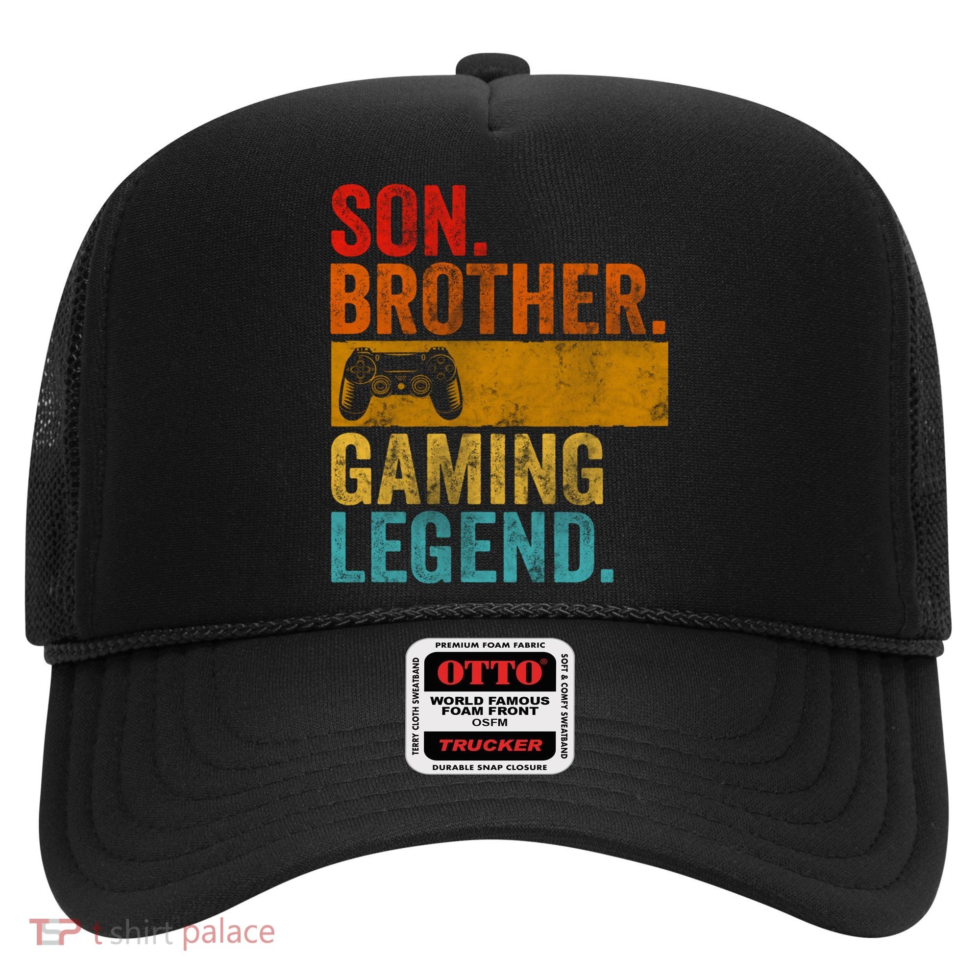 Funny Video Gamer Son Brother Gaming Legend Hat