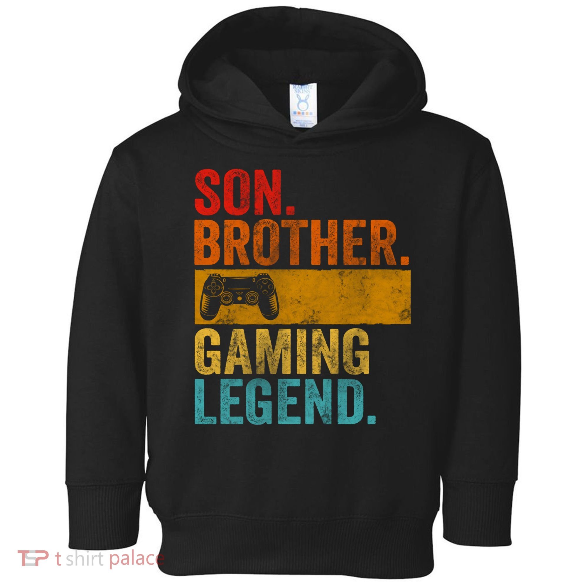 Funny Video Gamer Son Brother Gaming Legend Toddler Hoodie
