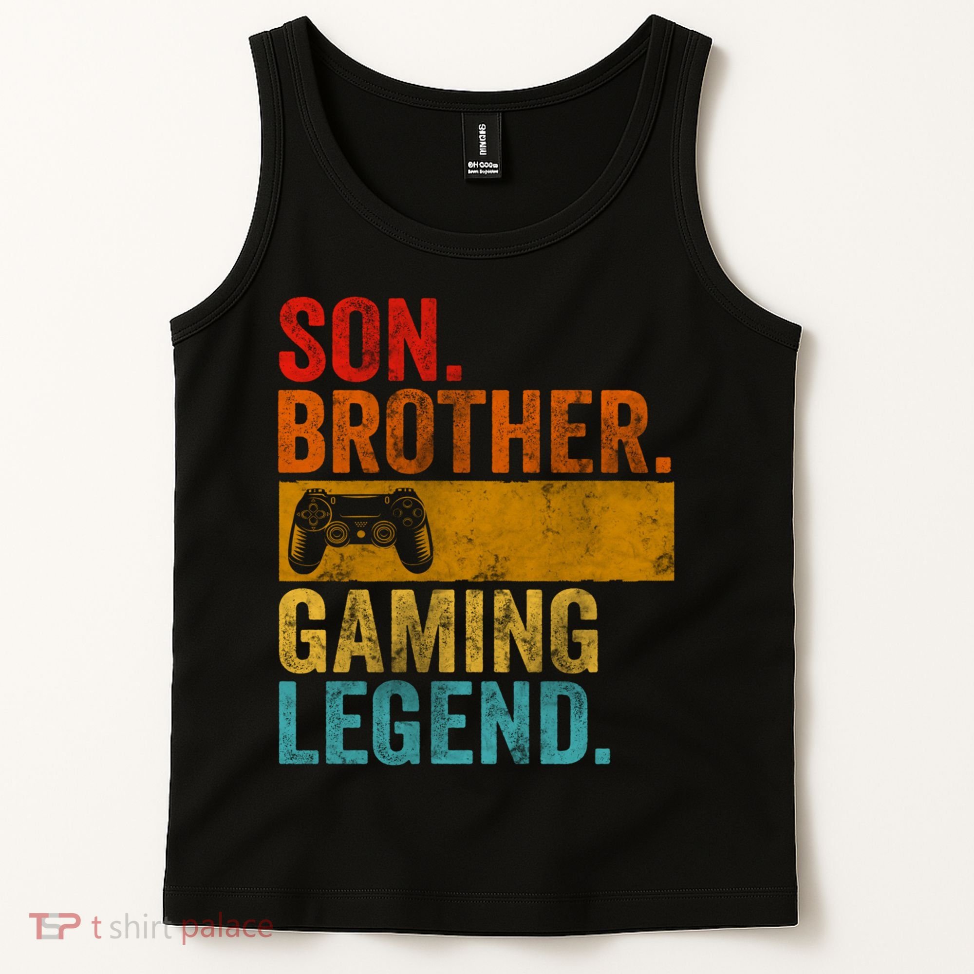 Funny Video Gamer Son Brother Gaming Legend Tank Top