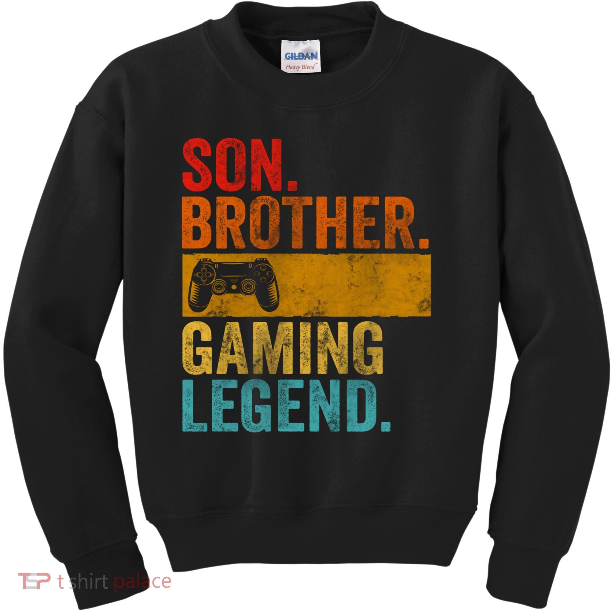 Funny Video Gamer Son Brother Gaming Legend Kids Sweatshirt