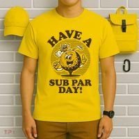 Funny Vintage Golfing Have A Sub Par Day T-Shirt thumb 6