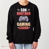 Funny Video Gamer Son Brother Gaming Legend Women's Sweatshirt thumb 0