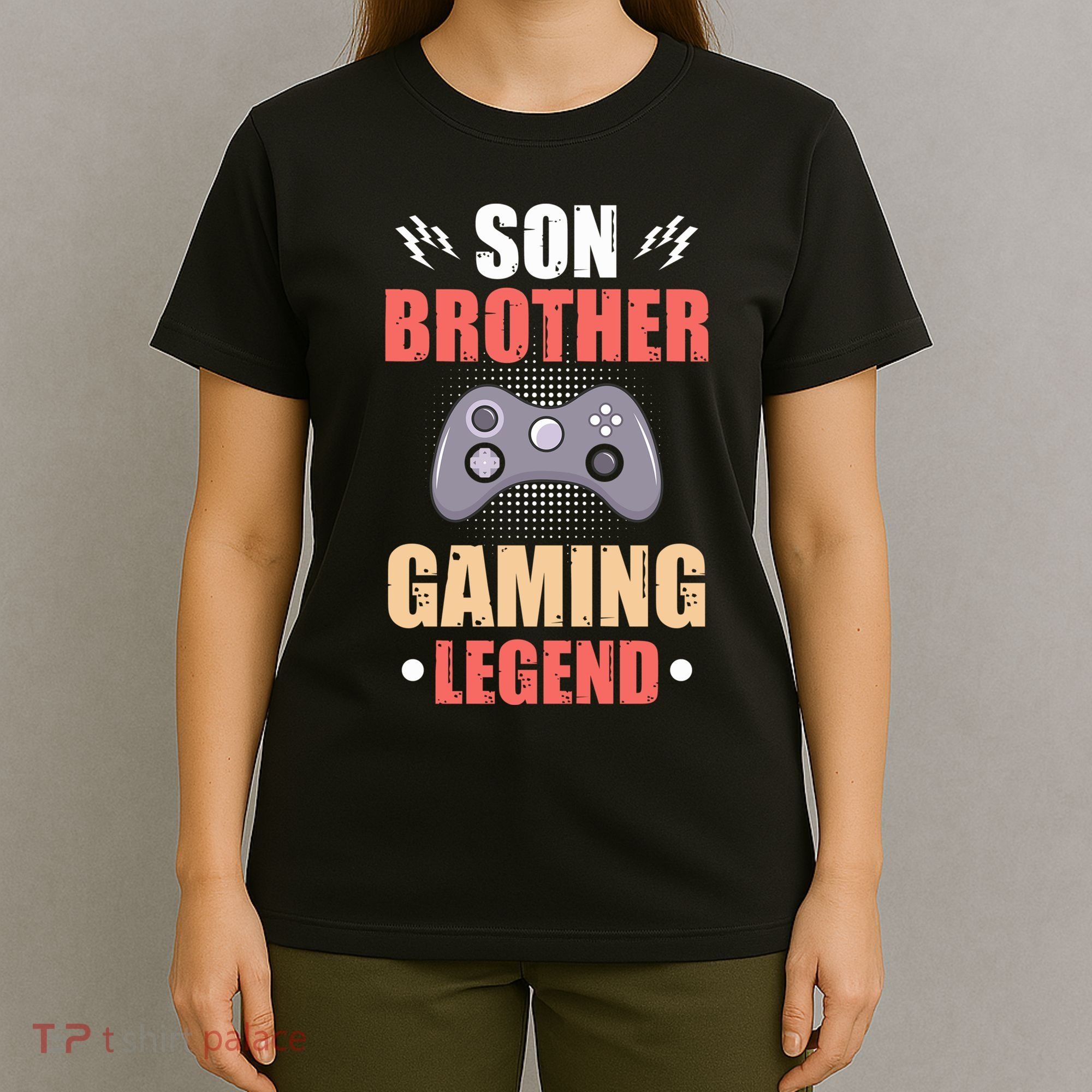 Funny Video Gamer Son Brother Gaming Legend T-Shirt