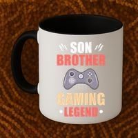 Funny Video Gamer Son Brother Gaming Legend Coffee Mug thumb 2
