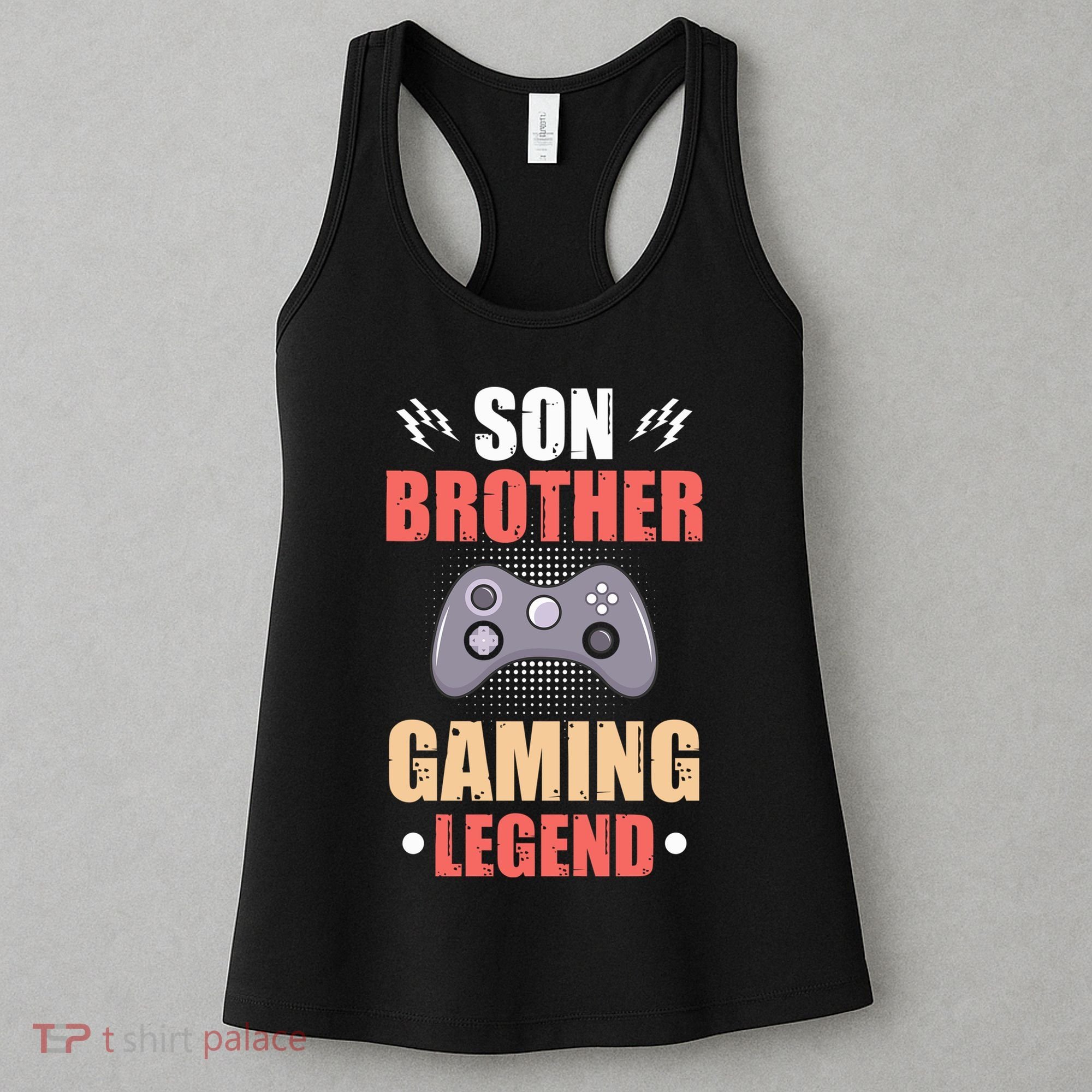 Funny Video Gamer Son Brother Gaming Legend Women's Tank Top