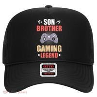Funny Video Gamer Son Brother Gaming Legend Hat thumb 0