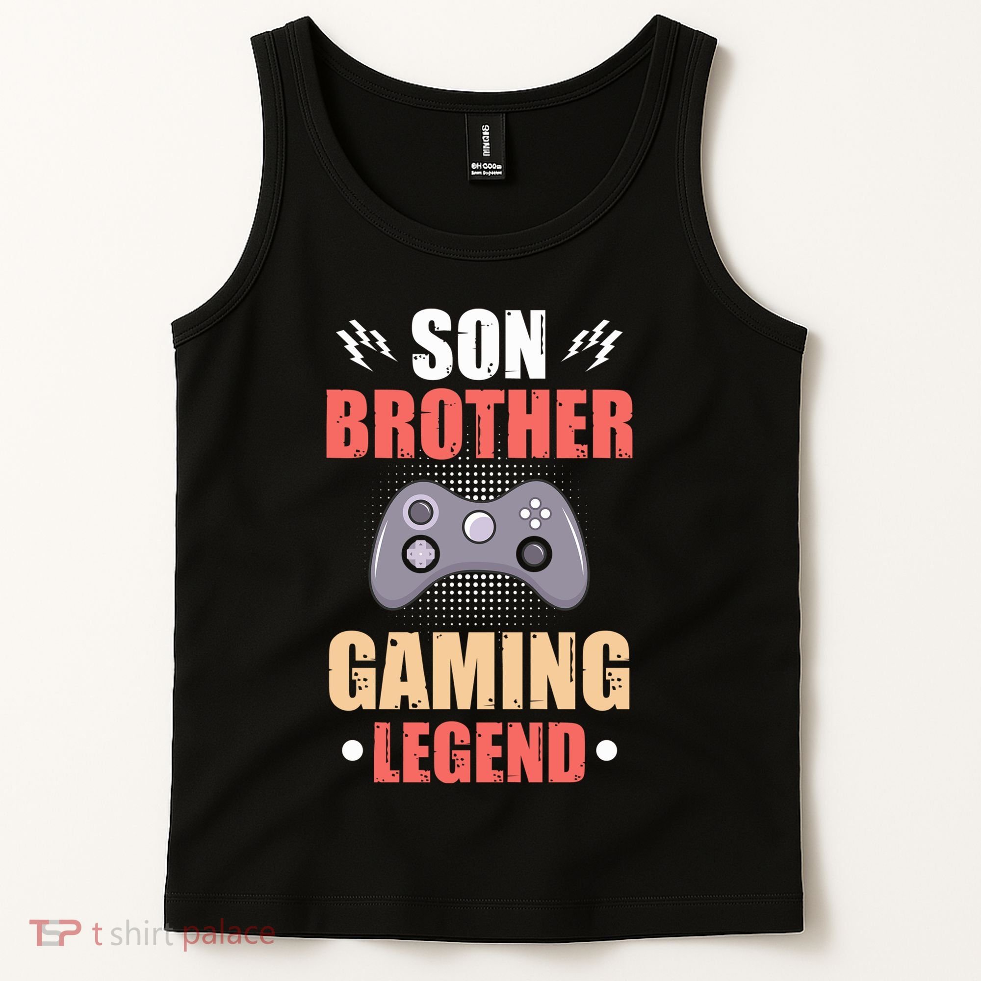Funny Video Gamer Son Brother Gaming Legend Tank Top