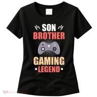 Funny Video Gamer Son Brother Gaming Legend Women's T-Shirt thumb 0