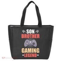 Funny Video Gamer Son Brother Gaming Legend Tote Bag thumb 0
