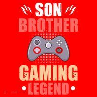 Funny Video Gamer Son Brother Gaming Legend Santa Hat thumb 1