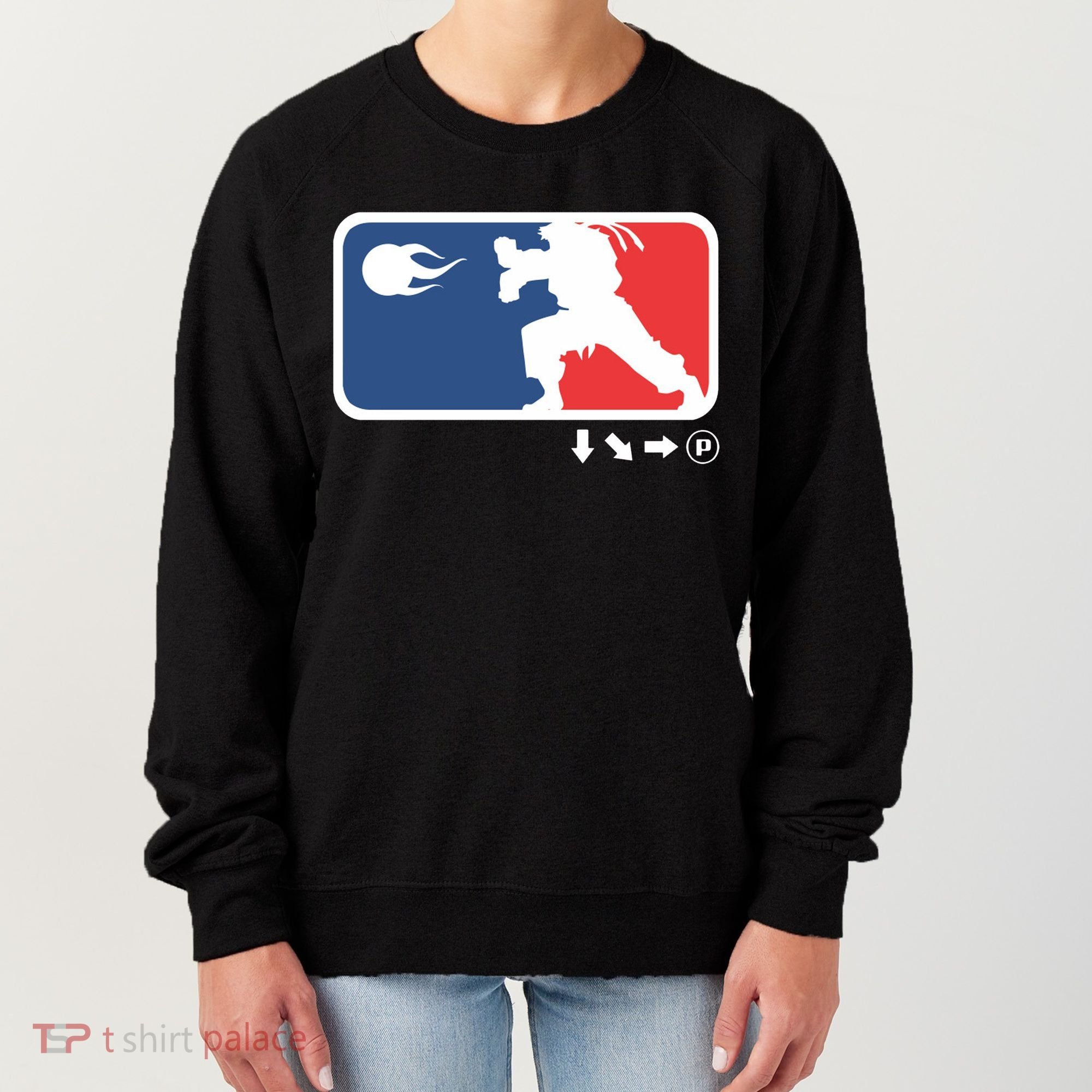 Fighters Video Game League Player Logo Women's Sweatshirt