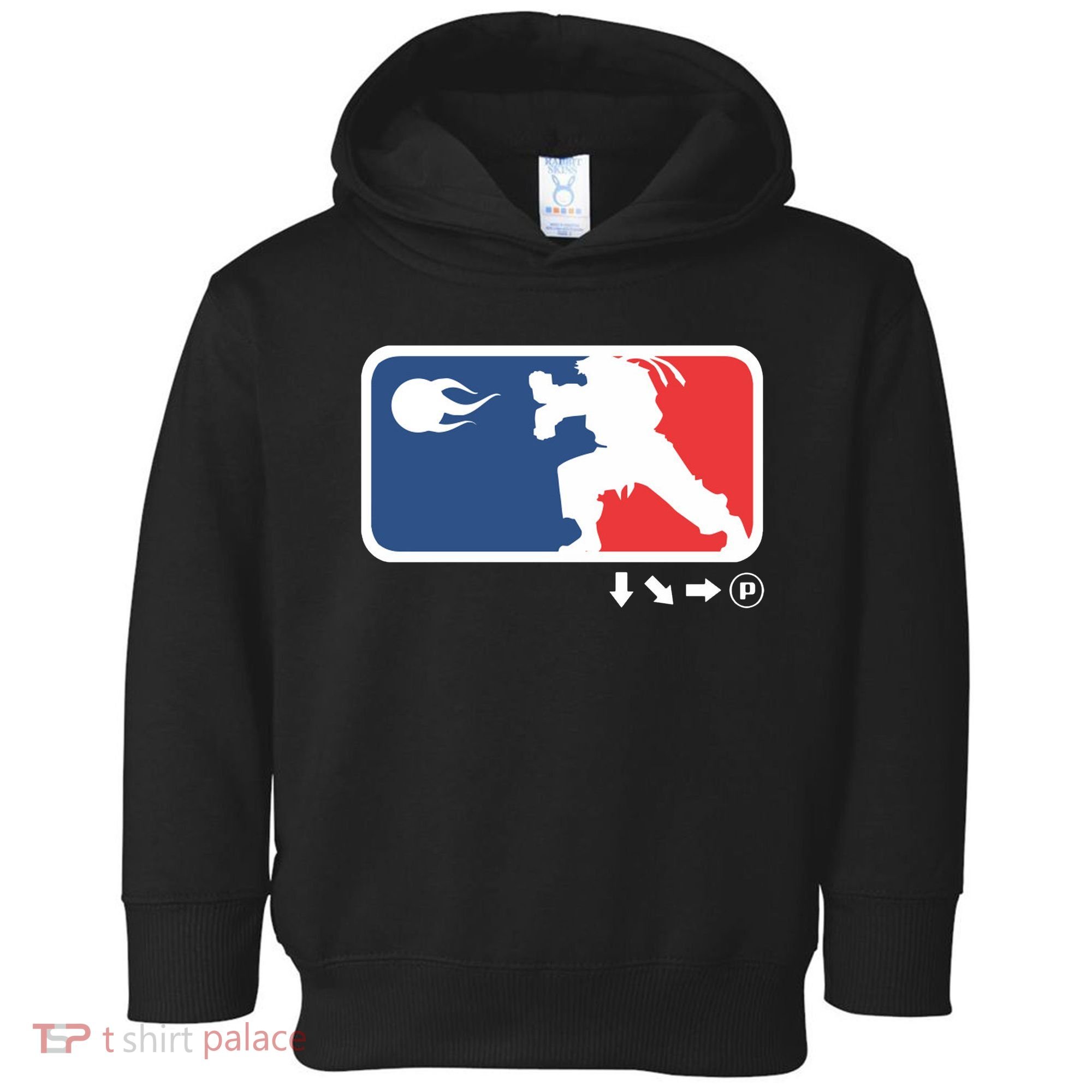 Fighters Video Game League Player Logo Toddler Hoodie